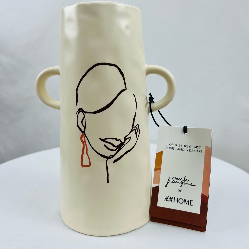 NWT! Sacree Franige x H&M For the Love of Art Collection Vase Women’s Silhouette